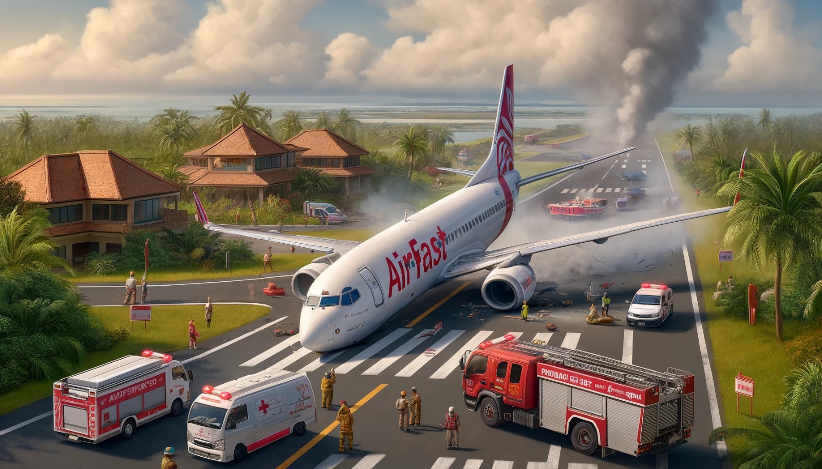 Kecelakaan Airfast di Bali, 21 Penerbangan Dialihkan dan Sejumlah Pesawat Putar Balik